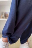 The Sunday Morning 7/8 Twist Pant Navy